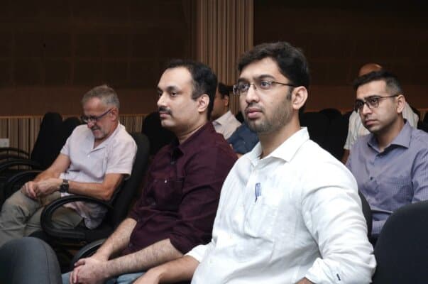 Delegates in the auditorium